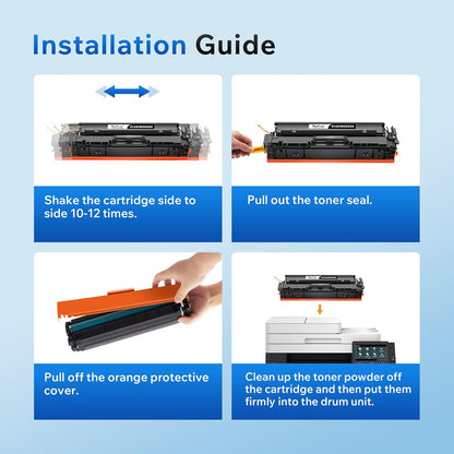 Valuetoner 414X 4-Pack High Yield Toner Cartridges for HP MFP M479 Series