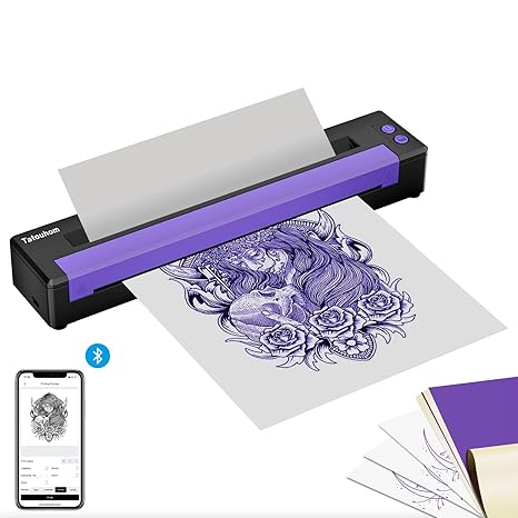 Wireless Tattoo Stencil Printer for Artists | Inkless Thermal Machine