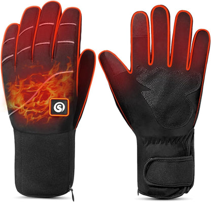 Day Wolf Heated Glove Liners with Rechargeable Batteries for Winter Sports