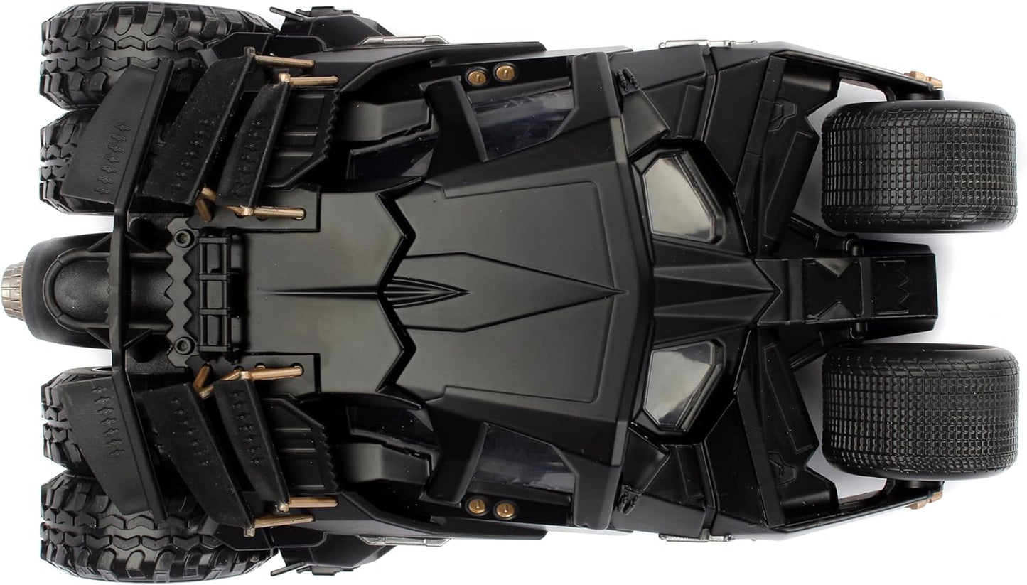 Jada Toys Dark Knight 1:24 Batmobile & Batman Die-Cast Collectible Set