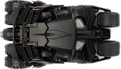 Jada Toys Dark Knight 1:24 Batmobile & Batman Die-Cast Collectible Set