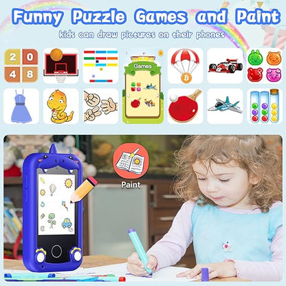 Interactive Kids Smartphone Toy with Camera, Games & Educational Features