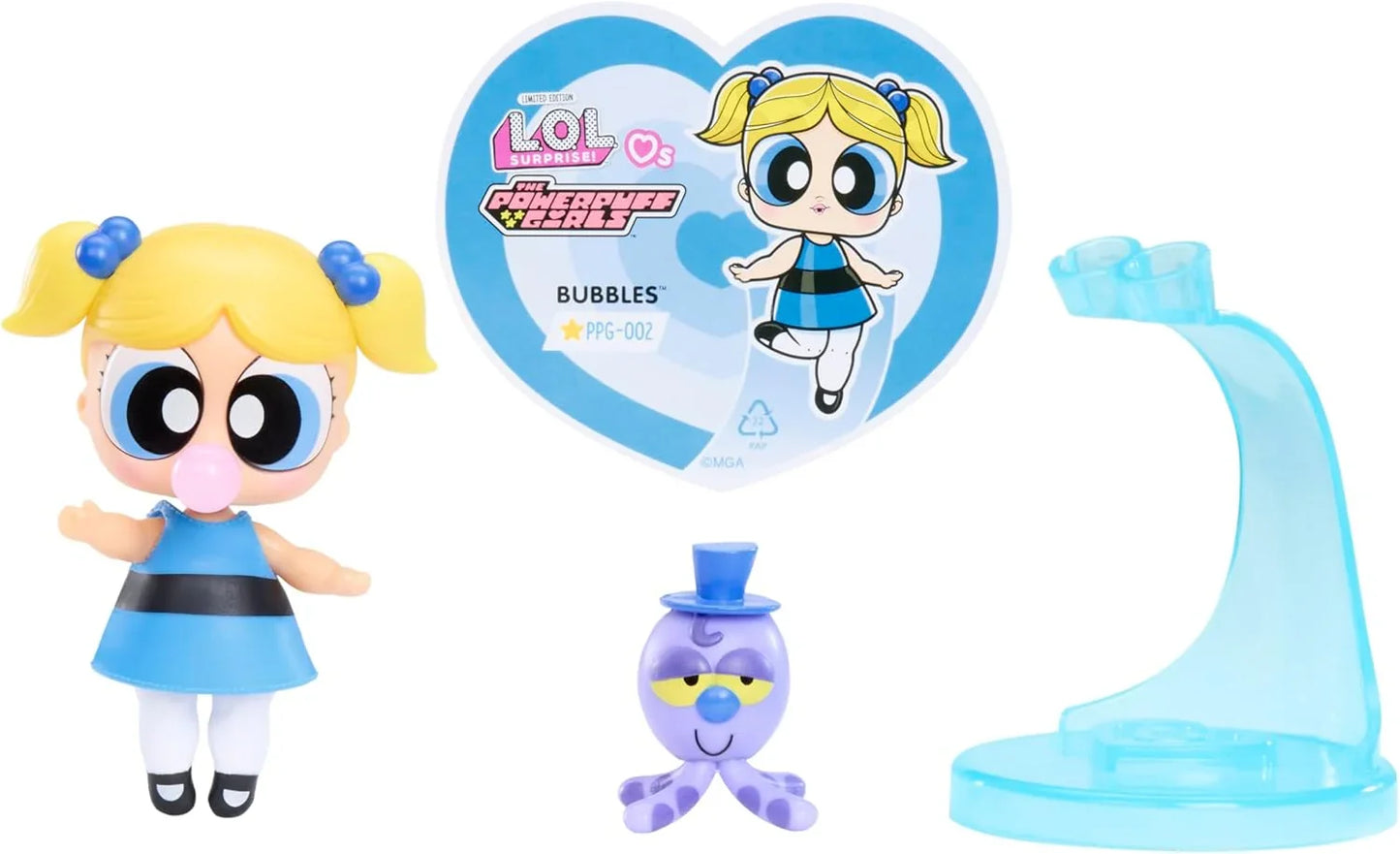 LOL Surprise Tots Powerpuff Girls Bubbles Doll Pack with Ball & Accessories