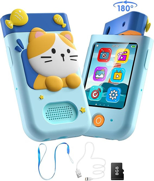 Kids Smart Phone Toy with Camera, Music & Learning Games for Ages 3-10