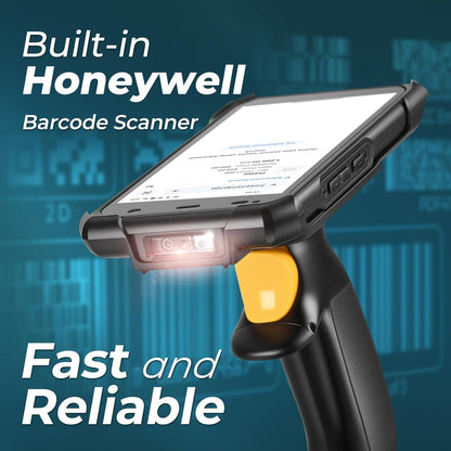 SVANTTO Android 13 Rugged Barcode Scanner with Pistol Grip & Honey-W Engine