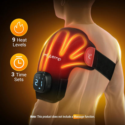 Comfytemp Cordless Shoulder Heating Pad for Rotator Cuff Pain Relief, S/M