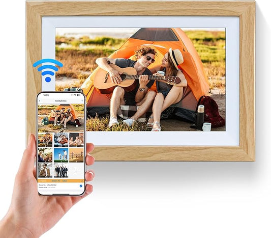 10.1 Inch WiFi Digital Picture Frame - HD Touchscreen, 32GB Storage, Instant Sharing