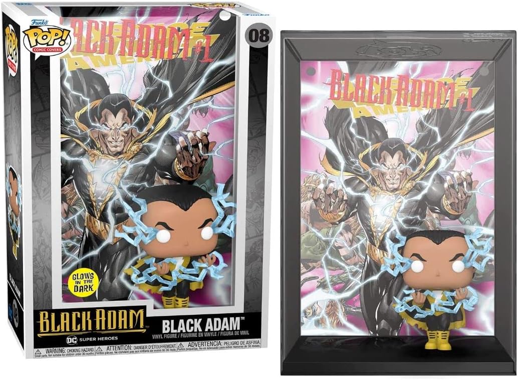 Funko Pop! Black Adam 08 Comic Covers DC Super Heroes Vinyl Collectible