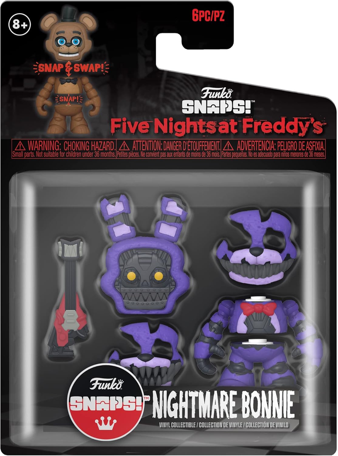 Funko Snaps! FNAF Nightmare Bonnie Five Nights at Freddy's Action Figure