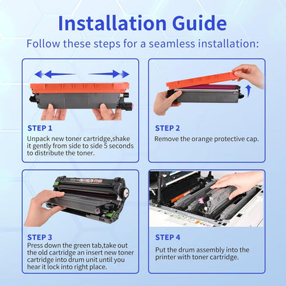 myCartridge TN229XL TN229 Toner Replacement for Brother Printers, 5-Pack