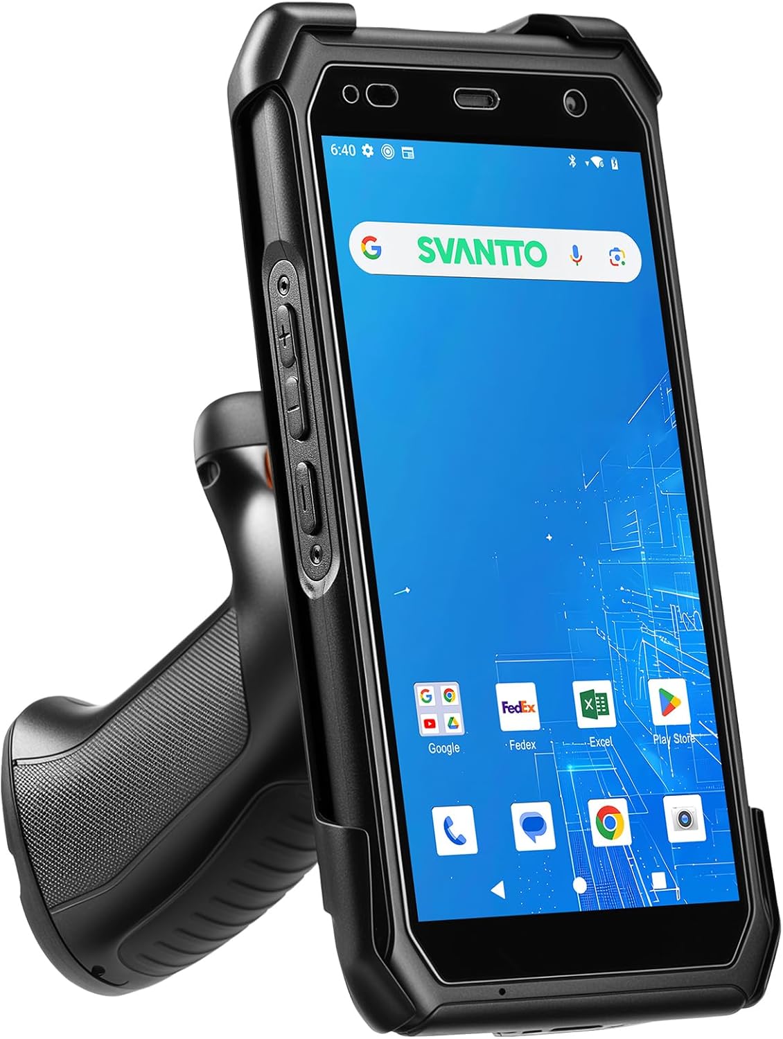 SVANTTO Android 13 Rugged Barcode Scanner with Pistol Grip & Honey-W Engine