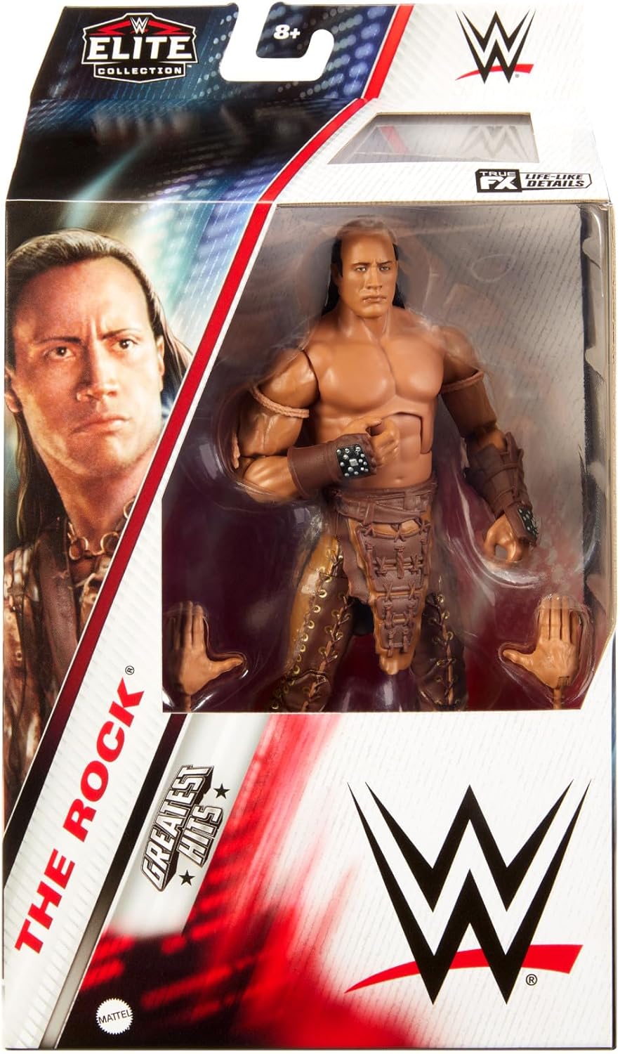 WWE Elite The Rock 6” Action Figure Scorpion King Collectible