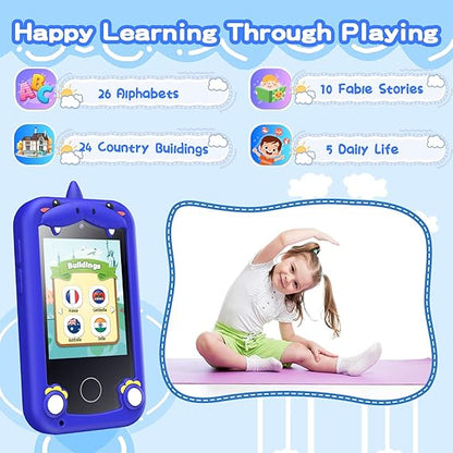 Interactive Kids Smartphone Toy with Camera, Games & Educational Features