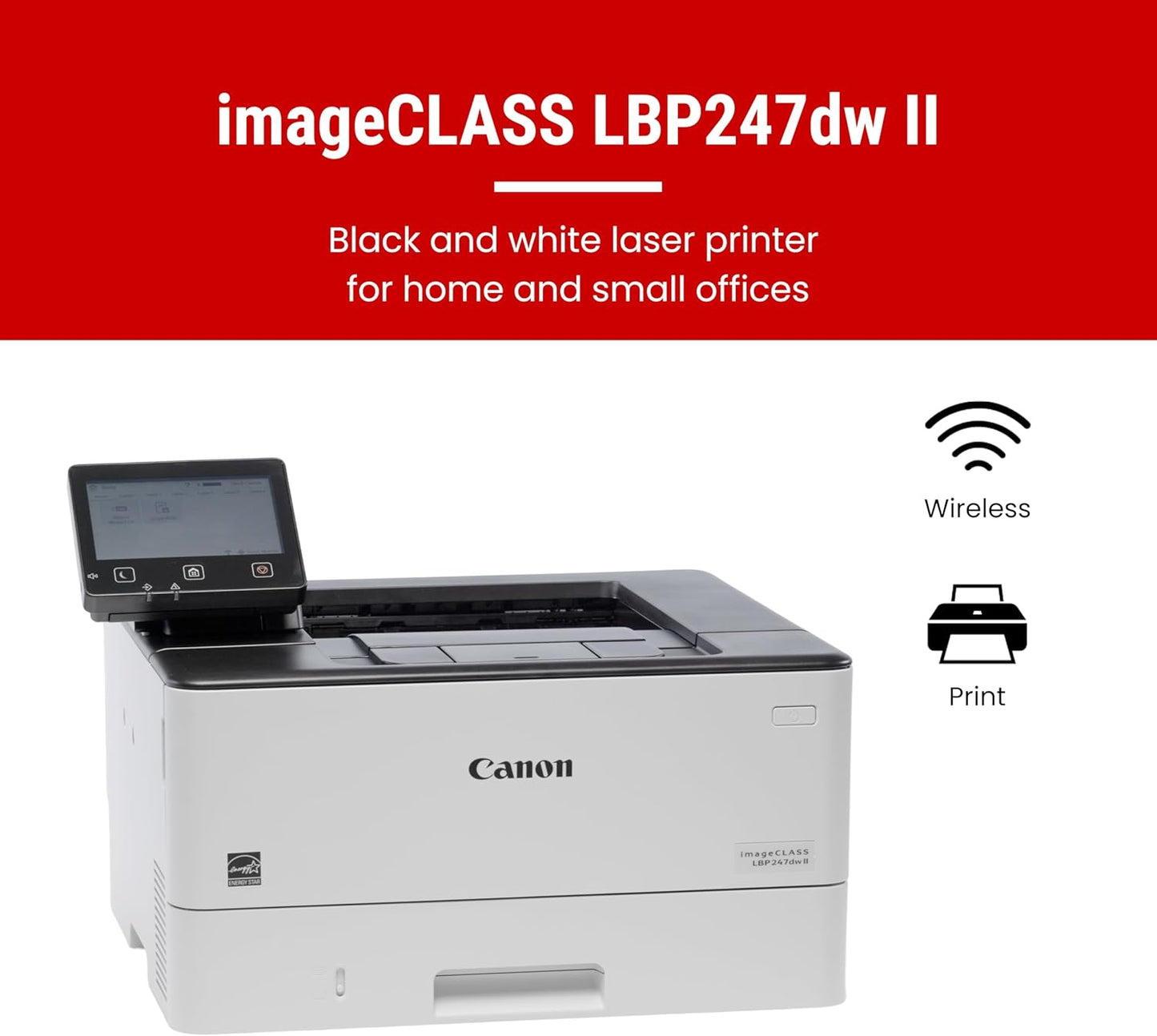 Canon imageCLASS LBP247dw II Wireless Monochrome Duplex Laser Printer