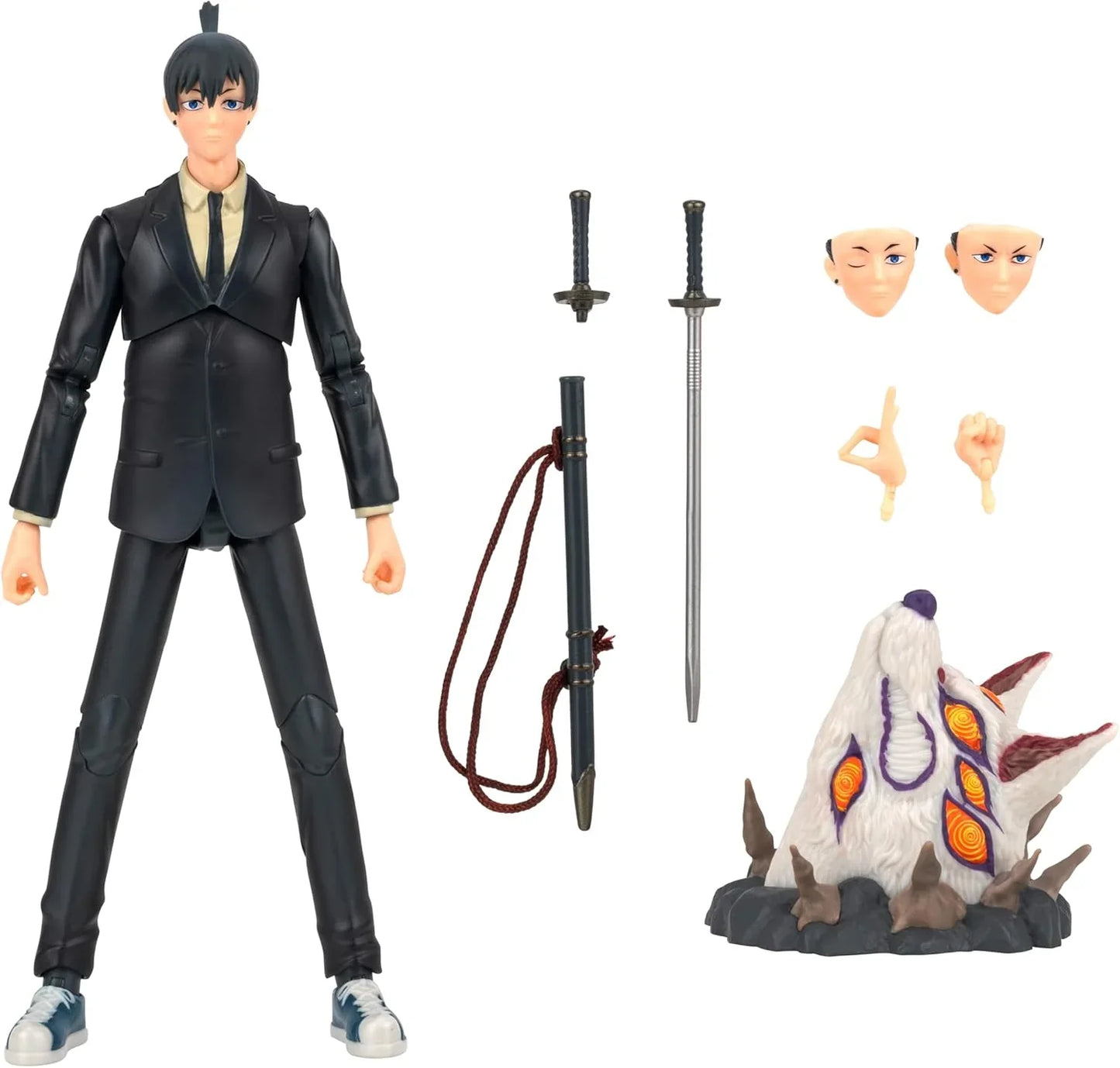 Total Anime Aki Hayakawa – 6.5" Chainsaw Man Figure with Fox Devil & Gear