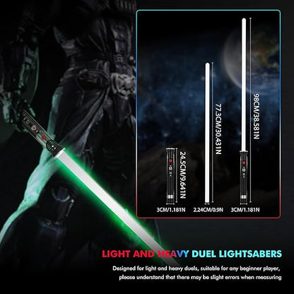 Healbloomia Smooth Swing Metal Lightsaber – 16-Color Gesture Control