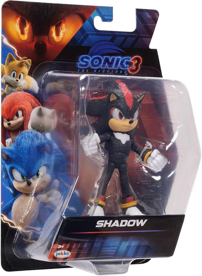 Sonic 3 Movie 5-Inch Shadow Action Figure – Highly Articulated Toy for Kids