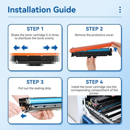 LEMERO SUPERX 210X 210A Toner Cartridge 4-Pack for HP Color LaserJet Pro