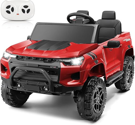 Hikole 24V Kids Ride-On Truck, 2-Seater, Remote Control, 4WD, Bluetooth