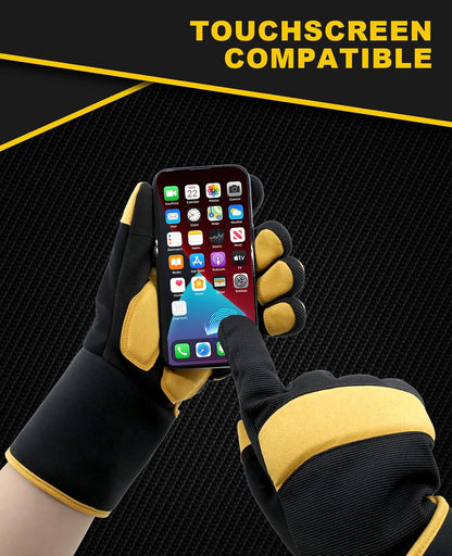 SNOWYES Heated Work Gloves for Men & Women with Rechargeable Battery