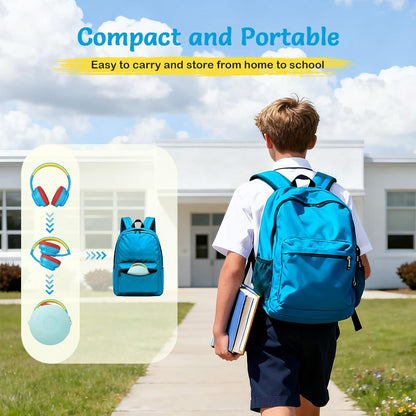 TONOSHARK Kids Bluetooth Headphones with ANC, Foldable Over-Ear