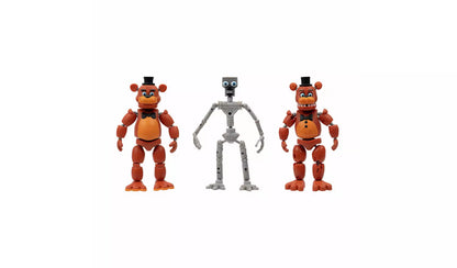 FNAF Endo Series Freddy 6" Figure – Classic & Withered Freddy Collector Set