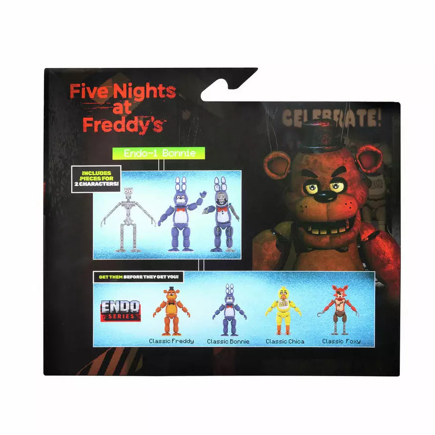 FNAF Bonnie 6" Figure – Classic & Withered Bonnie Buildable Endoskeleton Toy
