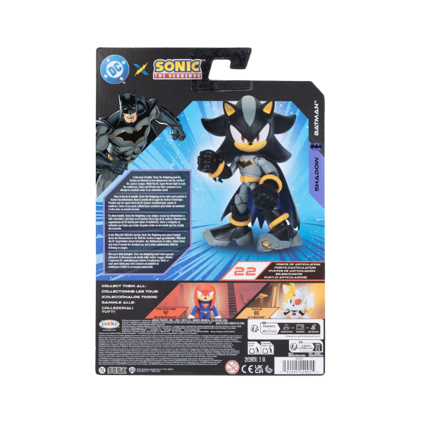Jakks Pacific DC x Sonic the Hedgehog Shadow as Batman 5-Inch Action Figure