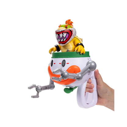 Jakks Pacific Super Mario Galaxy Movie Bowser Jr. with Clown Car Set – New in Box
