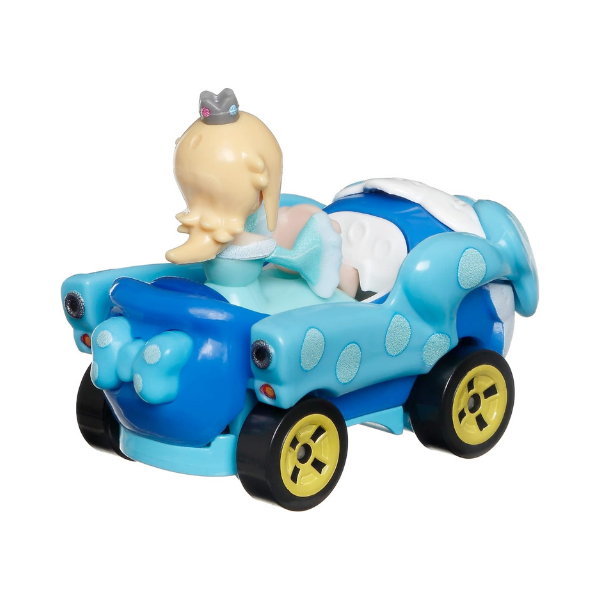 Hot Wheels Mario Kart Rosalina Birthday Girl Turbofan Die-Cast Kart – Nintendo Collectible