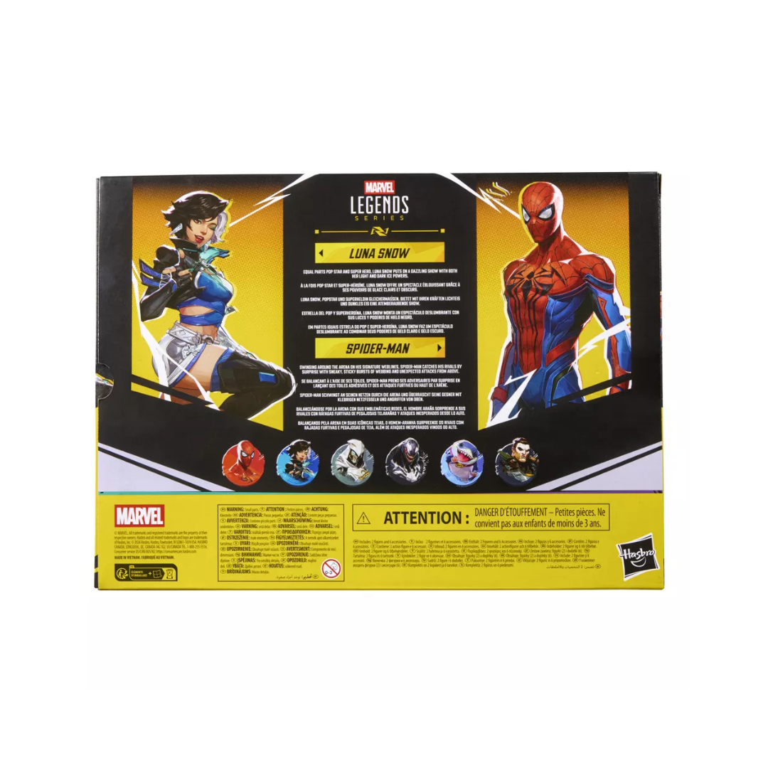 Hasbro Marvel Legends Rivals Spider-Man and Luna Snow Two-Pack