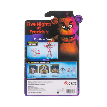 Jazwares FNAF Funtime Foxy 5-Inch Figure Glow Eyes Jumpscare FNF0122