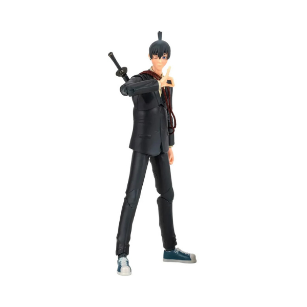 Total Anime Aki Hayakawa – 6.5" Chainsaw Man Figure with Fox Devil & Gear