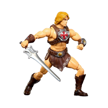 Masters of the Universe Chronicles He-Man Most Powerful Man in the Universe Deluxe Articulation Action Figure