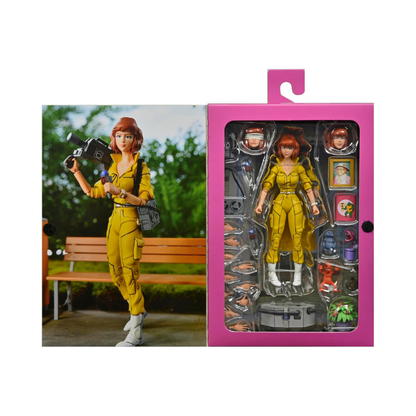 NECA Teenage Mutant Ninja Turtles April O’Neil Mutant Interest Story Ultimate Action Figure