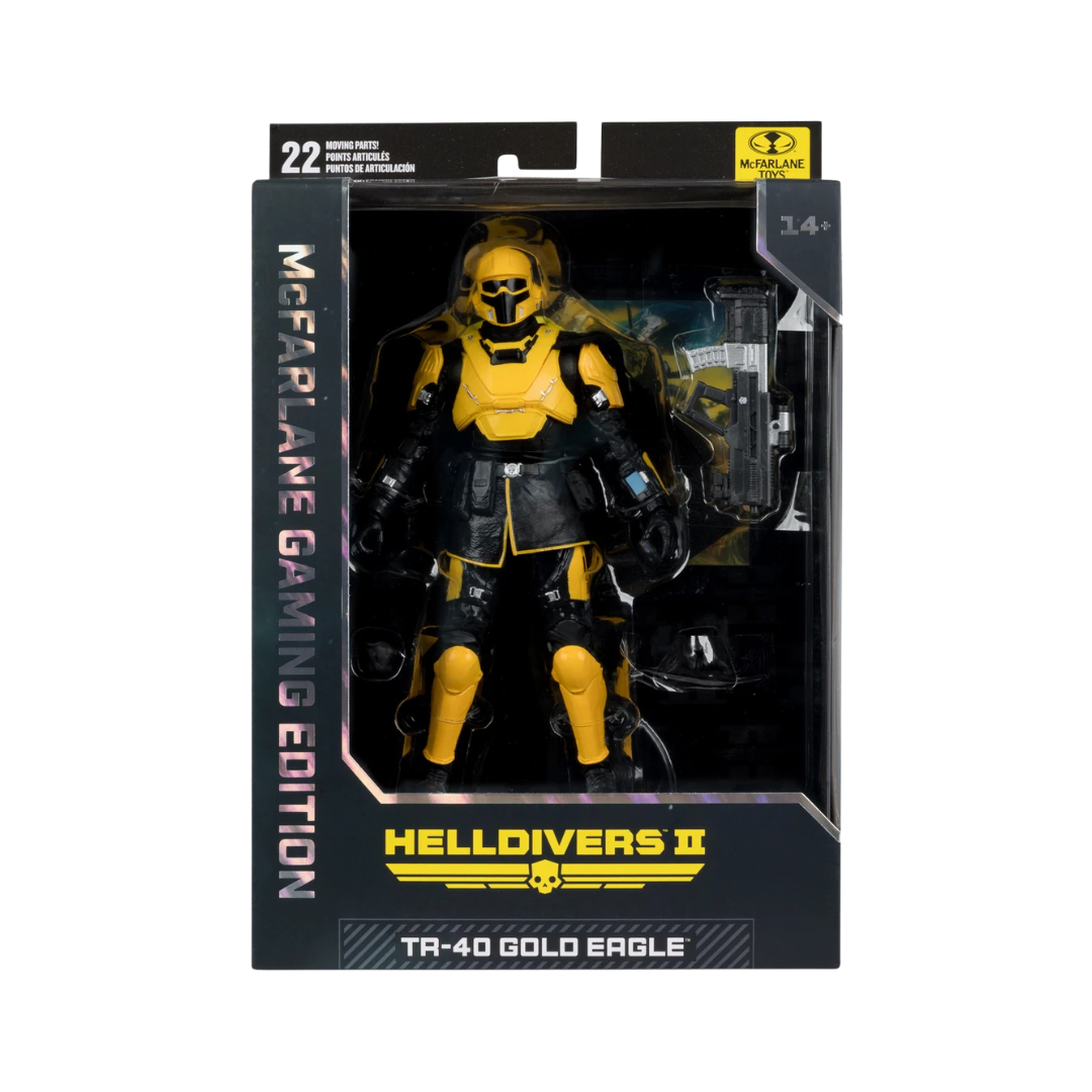 McFarlane Helldivers II TR-40 Gold Eagle 7-Inch Gaming Edition Figure