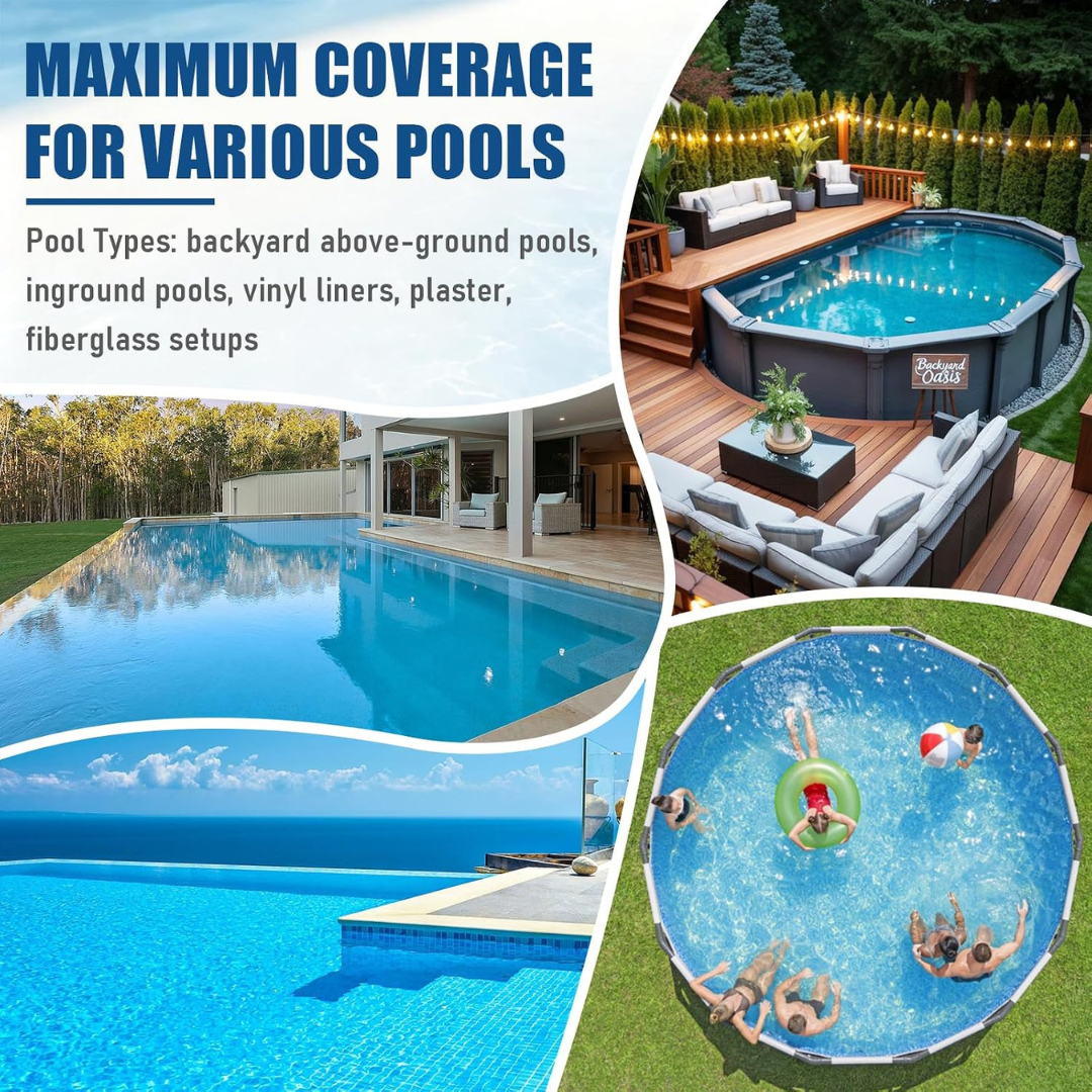 MECHINHUB Solar Pool Ionizer for 40,000 Gallon Pools, Copper Anode