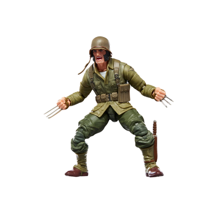 Marvel Legends Wolverine WWII Logan Executer Build A Figure Action Figure Hasbro
