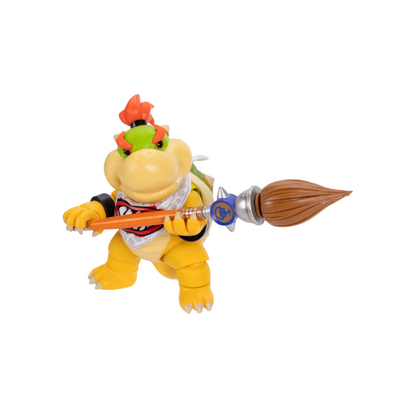 Super Mario Galaxy Movie Bowser Jr. 5" Action Figure Paint Brush