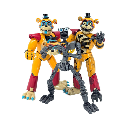 Five Nights at Freddy’s Endo-Series 6-Inch Glamrock Endo Figure – Freddy & Shattered Freddy