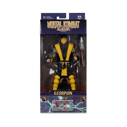 McFarlane Mortal Kombat Klassic Scorpion 7-Inch Action Figure with Kunai