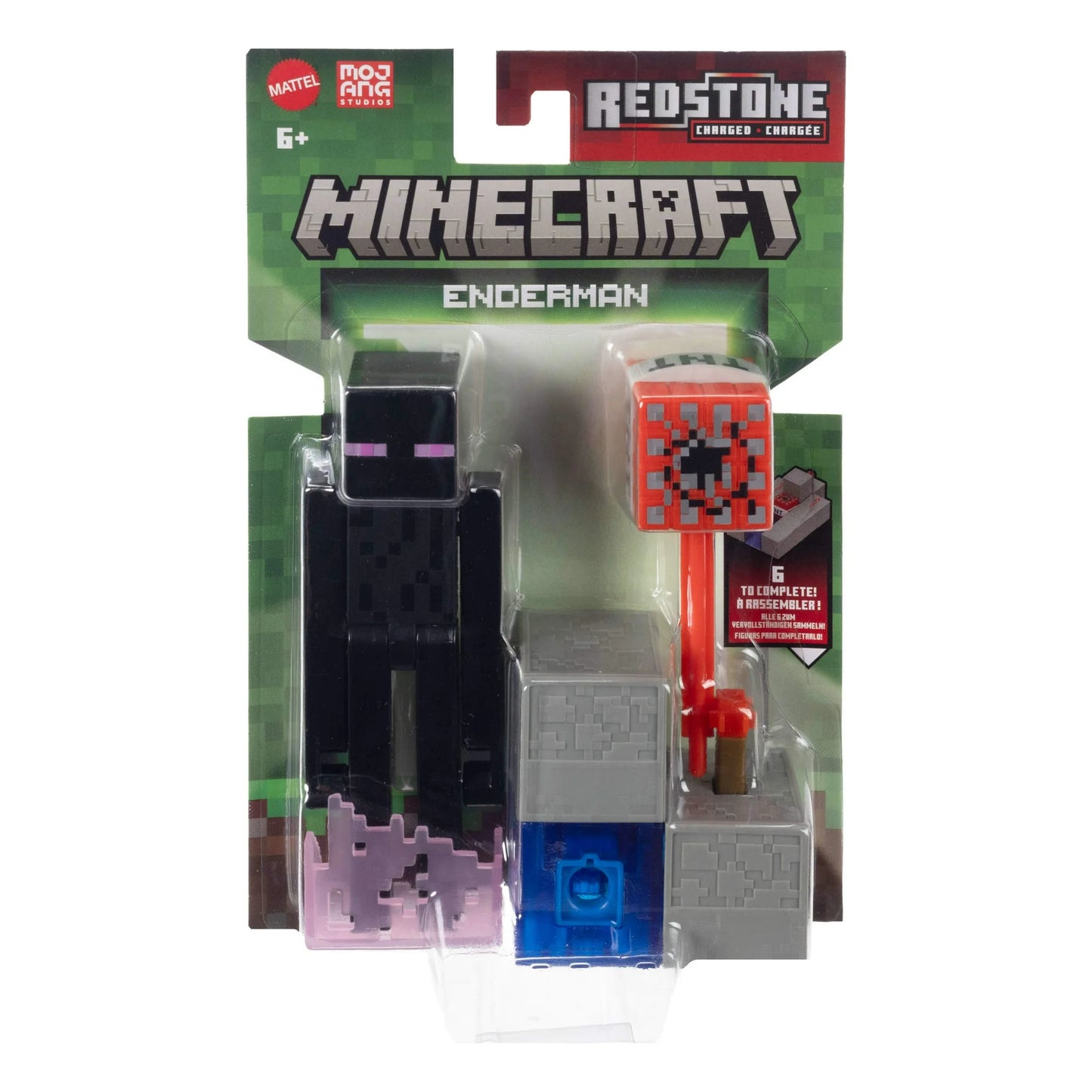 Minecraft Enderman 3.25-Inch Action Figure with Accessory & Redstone Piece