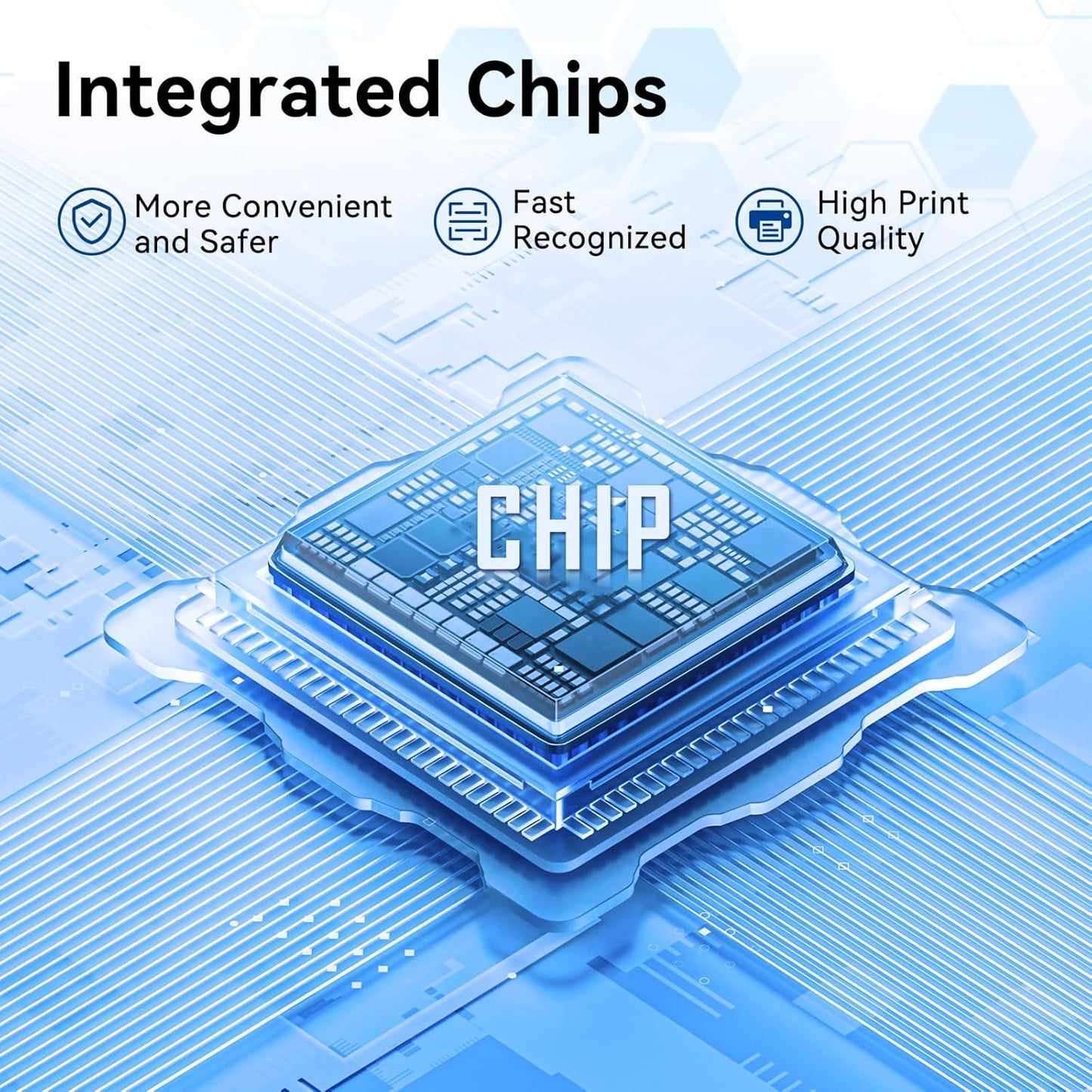 LEMERO 210A Toner Cartridges 4-Pack for HP Color LaserJet Pro 4201 4301 MFP