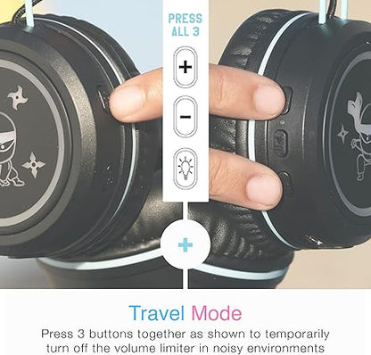 MEE audio KidJamz Bluetooth Headphones for Kids – Safe Listening