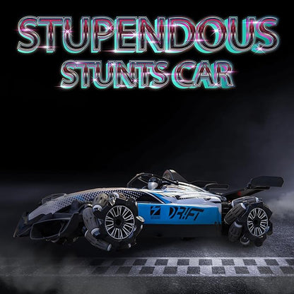 Sunnydaze Stunt RC Car –Gesture Sensing, 360° Spins, Lights & Steam Effects