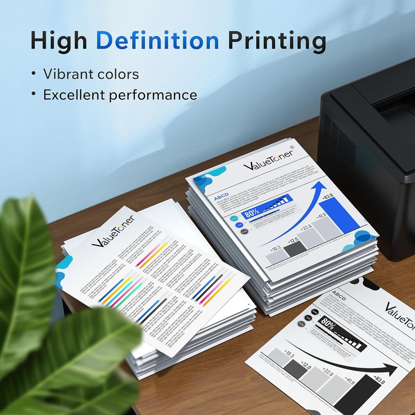 Valuetoner 414X 4-Pack High Yield Toner Cartridges for HP MFP M479 Series