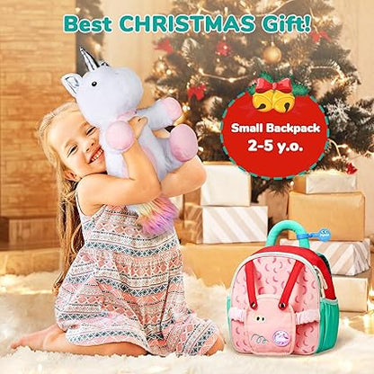 JoyCat Cute Unicorn Toddler Backpack – Gifts for 2-5 Year Old Girls