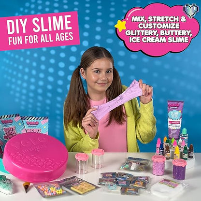 Ice Cream Slime Kit for Girls – Butter Slime Making Kit, 40+ Pieces