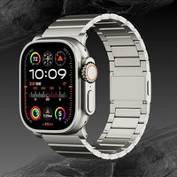 LULULOOK Magnetic Titanium Band for Apple Watch Ultra 2/49mm, Scratch-Resistant