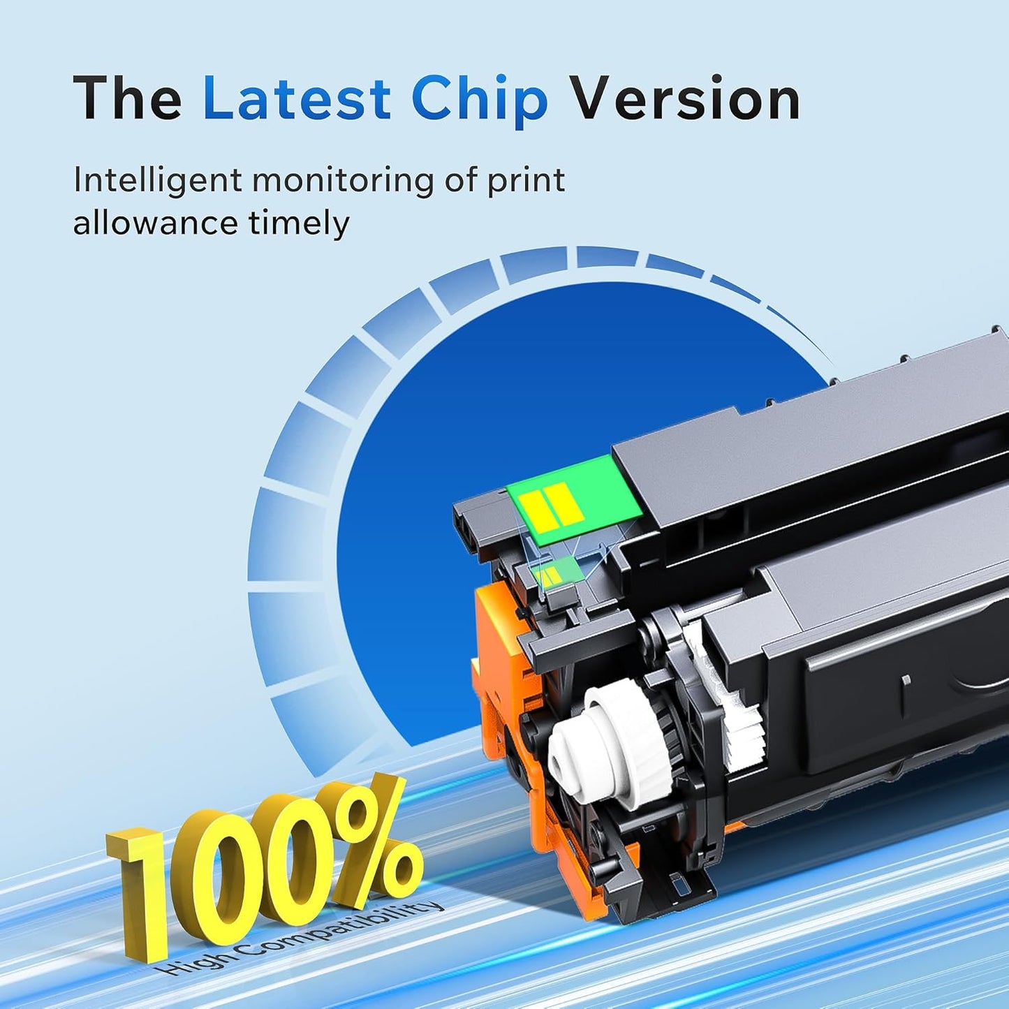 Valuetoner 414X 4-Pack High Yield Toner Cartridges for HP MFP M479 Series